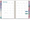 HARDCOVER 2026 Planner, 8.5"x11": 14 Months (Nov 2025-Dec 2026), Daily/Weekly/Monthly,  Bookmark, Pocket Folder w Sticky Notes (Rainbow Gold Marble) - 4 of 4