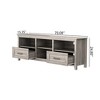 70.08 Inch Length TV Stand for Living Room and Bedroom, with 2 Drawers and 4 High-Capacity Storage Compartment - 2 of 4