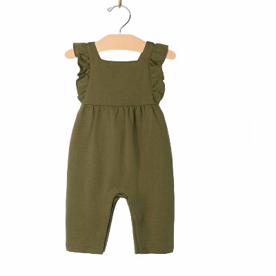 Girl ' Flutter Overall - City Mouse