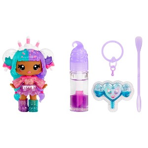 Yummiland Lip Gloss Doll: Mystery Color Change - Carly Cakepop Includes DIY Lip Gloss + Removable Keychain - 1 of 4