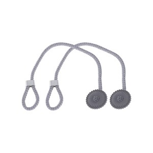 Unique Bargains Ferris Wheel Retractable Buckle Rope Curtain Tie Polyester Plastic 2 Pcs - 1 of 4