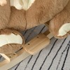RUVALINO Baby Bouncers and Rockers, Baby Rocking Horse, Kids Riding Horse Rocking Chair, Plush Stuffed Rocking Animals, Brown, 23.5"*13.75"*19.75" - 2 of 4