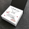 Daughter Greeting Card Sterling Silver Hearts Necklace for Women Ginger Lyne Collection - 2 of 4