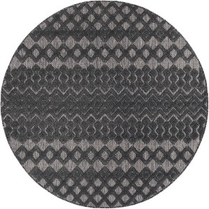 Unique Loom    Outdoor Trellis Textured Osage Area Rug - 1 of 4