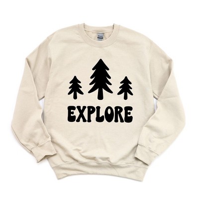 Simply Sage Market Women's Graphic Sweatshirt Explore Trees