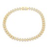 Links of Italy Sterling Silver 6mm Barrel CZ Chain  - Available Sizes: 20  , 22  , 24  Inches - 4 of 4