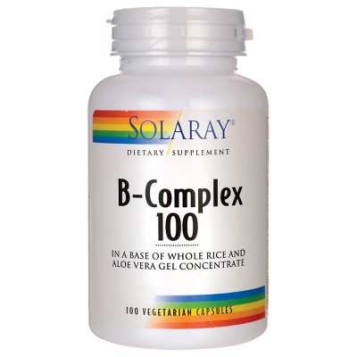 Solaray Vitamin B-complex 100 Mg Capsule 100ct : Target