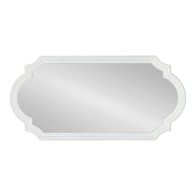 Fairbourne Rustic Gray Full-Length Rectangular Wood Wall Mirror