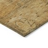 Peach Gray And Charcoal Patchwork Washable Indoor Outdoor Area Rug - 4 of 4