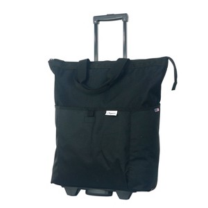 Olympia USA Carry-On Fashionista Multi-Purpose Rolling Shopper Softside Weekender Bag - 1 of 4