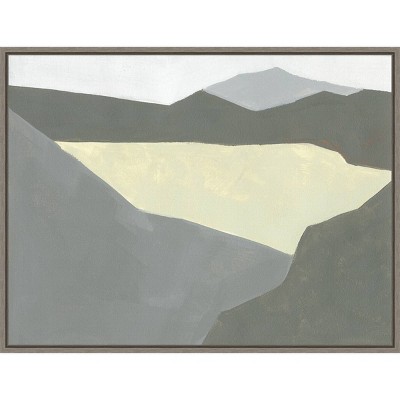 24" x 18" Landscape Composition IV by Jacob Green Framed Canvas Wall Art - Amanti Art