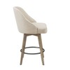 Starlight Canyon Home,Beige Swivel Counter Stools with Solid Wood Frame for Kitchen or Bar Use - 2 of 4
