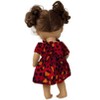 Doll Clothes Superstore Maroon Dress Fits 14 Inch Baby Alive And Little Baby Dolls - 4 of 4