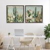Stupell Industries Cactus Blooms Among Thorns 2pc Floating Frame Art Set - 2 of 4