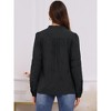 INSPIRE CHIC Women's Maternity Button Down Shirts Long Sleeve Jacquard Cotton Prenancy Semi Sheer Blouse Work Office - 4 of 4