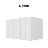 Staples 3" Simply View Binder with Round Rings White 6/Pack 23743/21691 - 2 of 4