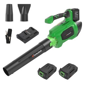 Captiva Designs Cordless Leaf Blower, 620CFM Brushless Electric Blower with Charger, 4-Speed Turbo for Lawn & Yard - 1 of 1