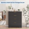 Morden Fluted Dresser for Bedroom, 4/5 Drawer Dresser for Living Room, Chest of Drawer - 3 of 4