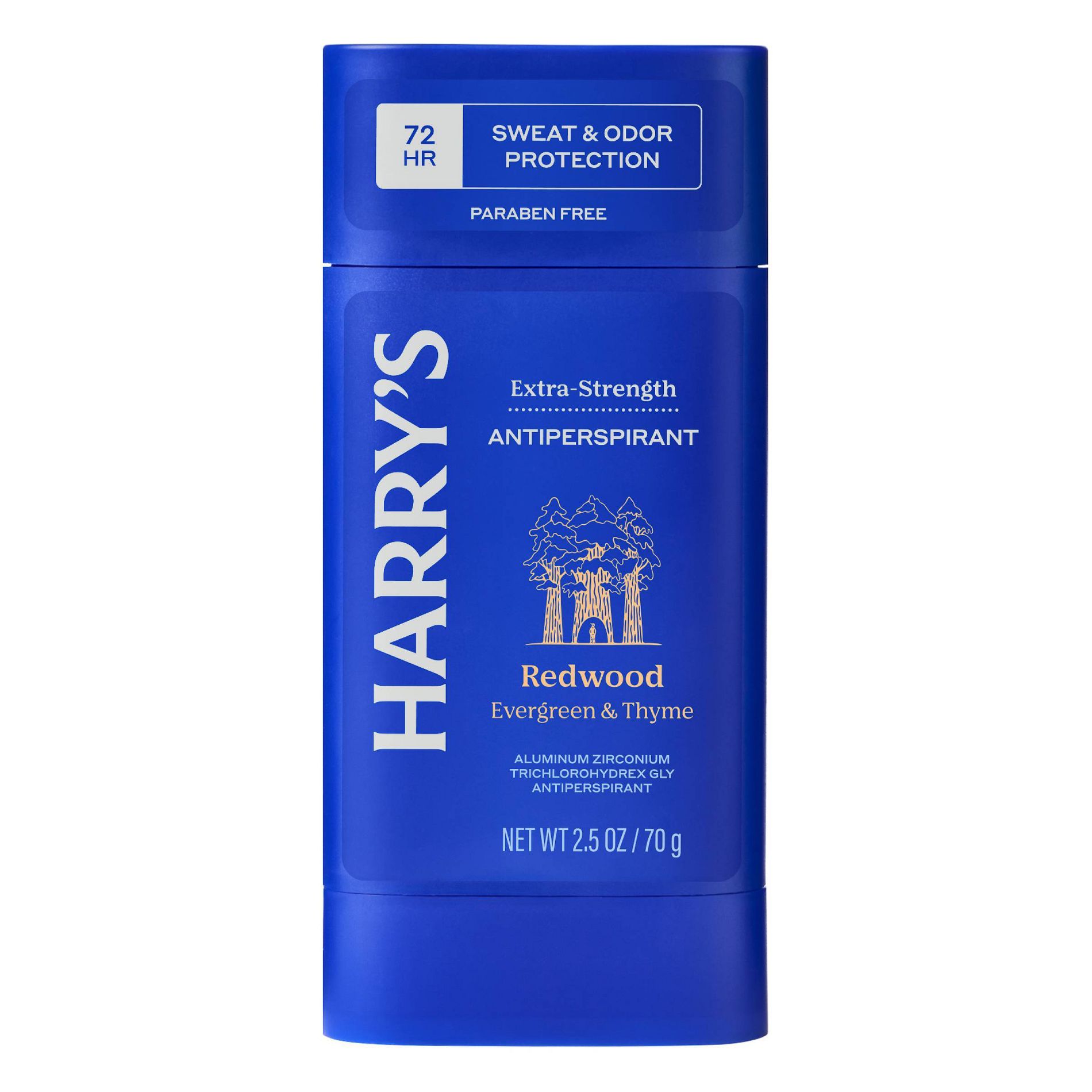 Harry's Redwood Extra-Strength Solid Antiperspirant Stick for Men - 2.5oz
