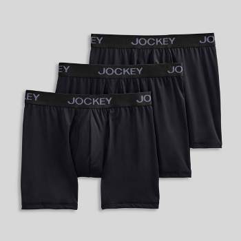 Jockey Generation™ Men's Micro Stretch 3pk Boxer Briefs - Gray/black/blue S  : Target