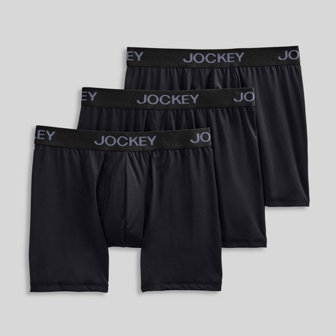 Jockey Generation™ Men's Micro Stretch 3pk Boxer Briefs - Black S
