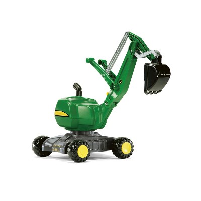 Rolly toys John Deere Ride-On: 360-Degree Excavator Shovel/Digger, Youth Ages 3+