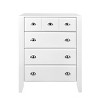 NicBex 4 Drawers Dresser with Metal Handles Chests of Drawers Closet Organizers and Storage for Bedroom, Living Room - 2 of 4