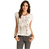 Aeropostale Womens Pretty Little Liars Dolman Blouse, White, One Size - 2 of 3