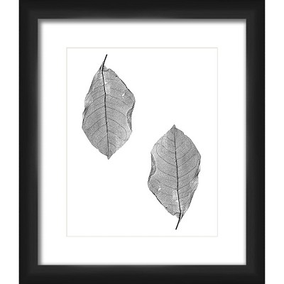13" x 15" Matted to 2" Aimessly Framed Picture Framed Black - PTM Images