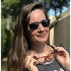 Magz Greenwich Magnetic Front Connecting Polarized Sun OR Bi-Focal Sunglasses in Rainbow Stripe Multi-Color Black - 2 of 4