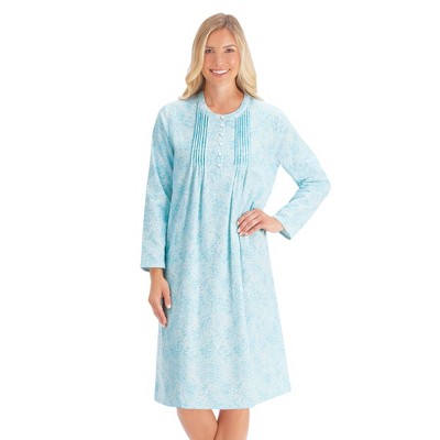 Collections Etc Pintuck Flannel Nightgown