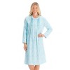 Collections Etc Pintuck Flannel Nightgown - 2 of 4