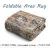 Living Room Rug, 2'x6' Washable Vintage Rug, Stain-Resistant with Non-Slip Backing, Soft and Ideal for Nursery or Apartment, Brown - 4 of 4