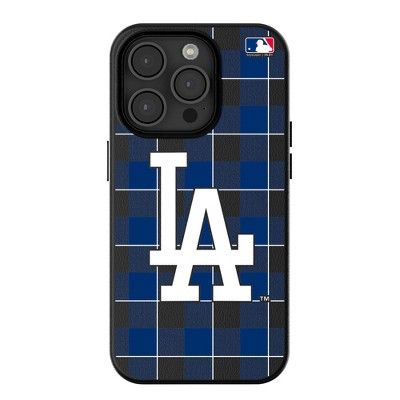 Keyscaper MLB National League Teams Plaid MagSafe Compatible Cell Phone Case for Apple iPhone