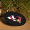 Youngstown State Secondary Logo Aluminum Holiday Christmas Tree Ornament - 4 of 4
