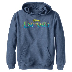 Boy's Encanto Colorful Logo Pull Over Hoodie - 1 of 4