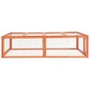 vidaXL Rabbit Hutch Bunny Cage with Hinged Door Rabbit Enclosure Solid Wood - 72" x 35.4" x 18.3" - 3 of 4
