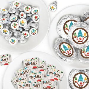 Big Dot of Happiness Garden Gnomes - Forest Gnome Party Candy Favor Sticker Kit - 304 Pieces - 1 of 4
