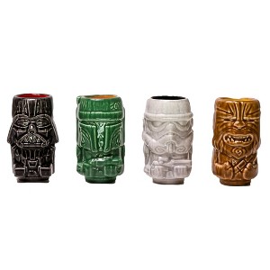 Beeline Creative Geeki Tikis Star Wars Ceramic Mini Muglet 4-Pack | Each Holds 2 Ounces - 1 of 4