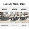 Modern Coffee Table, for Living Room, Multiple Color Schemes - 4 of 4