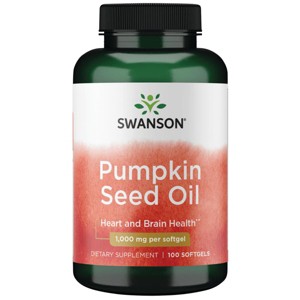 Swanson Omegas and Fish Oil Pumpkin Seed Oil 1,000 mg 100 Sgels. - 1 of 2