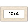 PosterPalooza | 10x4 Wide Barnwood Picture Frame, UV Acrylic, 6 Finishes - Grey, Brown, White, and Black - 2 of 4