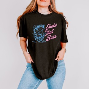 Simply Sage Market Shake That Bass  Garment Dyed Tee - 1 of 4