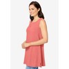 Woman Within Plus Size Notch Swing Tunic - 4 of 4