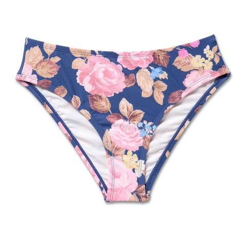 Shade & Shore Women's Post Mastectomy Hipster Full Coverage Bikini Bottom Floral - Shade & Shore™ Multi S