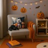 Tramull 14x14 Inch Halloween Throw Pillow, Indoor Outdoor Decorative Pet Theme Pillow - 3 of 4