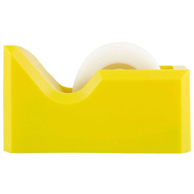 JAM Paper Colorful Desk Tape Dispensers - Yellow, 4 of 7