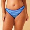 Women's Ribbed Textured Low-Rise Ultra High Leg Super Cheeky Bikini Bottom - Wild Fable™ - 4 of 4
