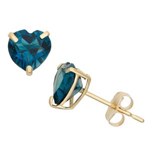 Designs By Gioelli 10K Gold Gemstone Stud Earrings - 1 of 2