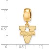 Black Bow Jewelry 14k Yellow Gold Plated Sterling Silver Virginia Wahoos NCAA Bead Charm - 2 of 3